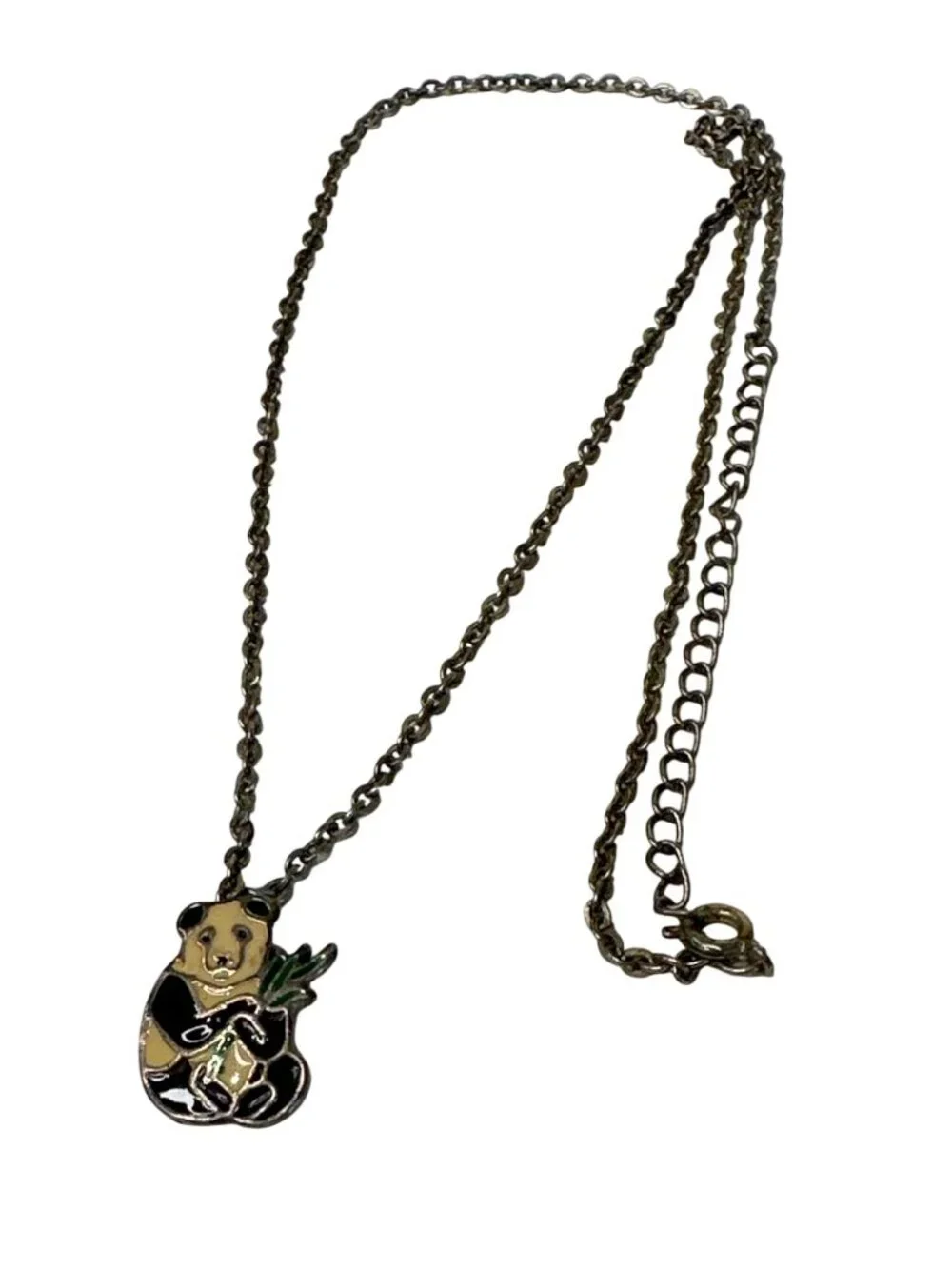 Panda Pendant Necklace Chain Cute Animal Charm Jewelry Everyday Wear Gift